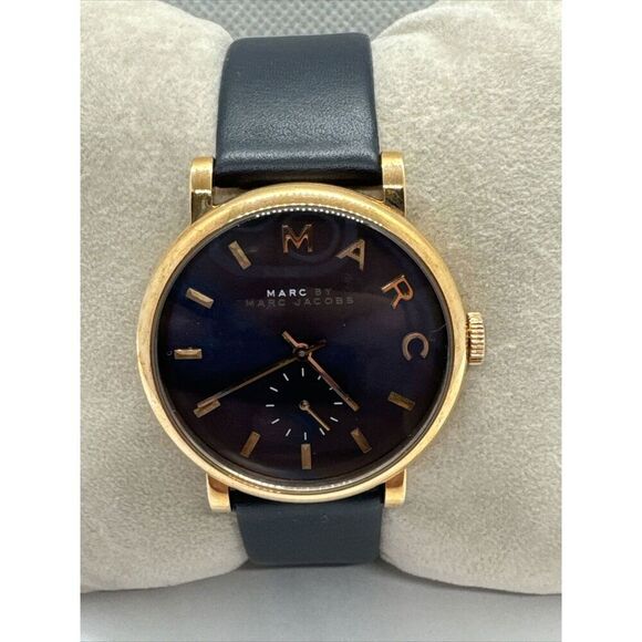 Marc by Marc Jacobs Baker MBM1329 Women\'s Blue Leather Analog Dial Watch JNA843 main image 8